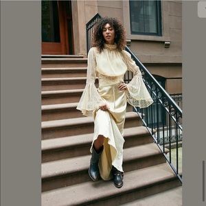 Free People Lace Blouse